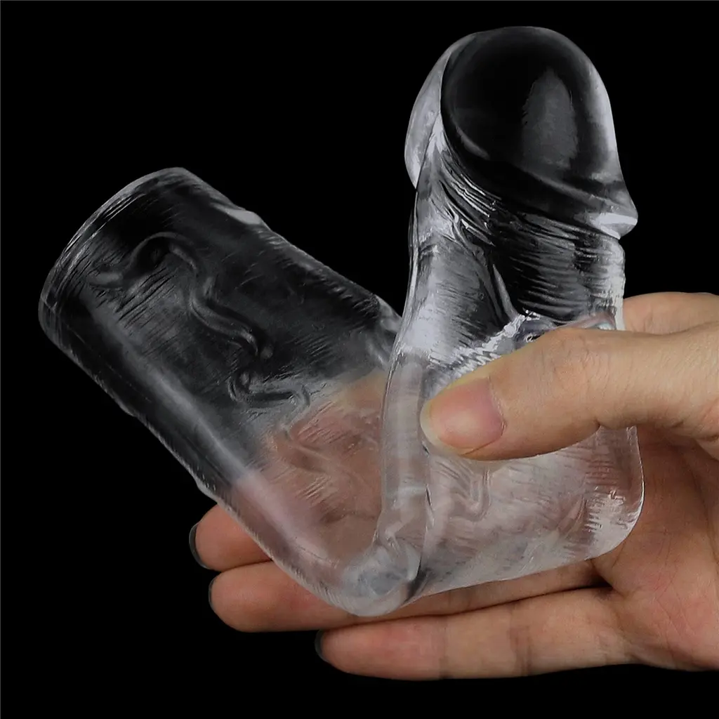 Насадка на пеніс Lovetoy Flawless Clear Penis Sleeve Add 2 19 см прозорий - фото 8