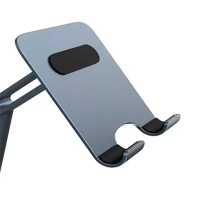 Подставка для гаджетов Baseus Desktop Biaxial Foldable Metal Stand (for Tablets) B10431801811-00 Grey - фото 3