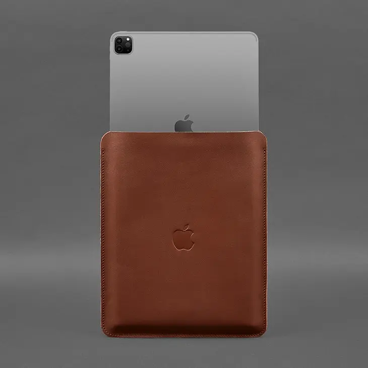 Шкіряний чохол-футляр для iPad Pro 12,9 Світло-коричневий BlankNote - фото 4