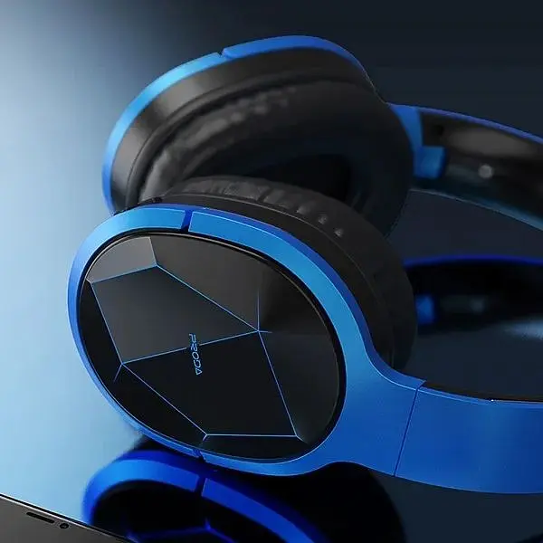 Навушники Proda PD-BH200 Maiku Bluetooth 4.2 450mah/AUX накладні бездротові з Bluetooth Сині - фото 3