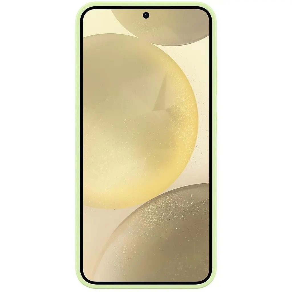 Оригінальний силіконовий чохол Silicone Case для Samsung Galaxy S24 (6.2") Light Green EF-PS921TGEGWW - фото 2