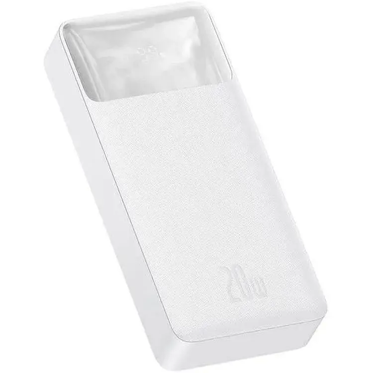 Портативна батарея Baseus Bipow Digital Baseus Bipow Digital Display 20000 mAh 20W PPDML-M02 White - фото 5