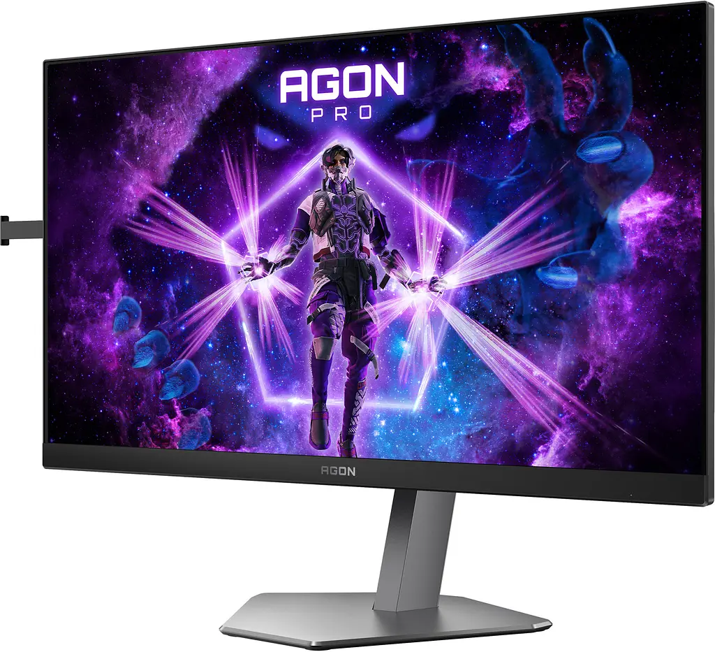 TFT 24.5" AOC AG256FS, Fast IPS, 390Гц, 2xHDMI, DP, USB-hub, HAS, Pivot, черный - фото 3