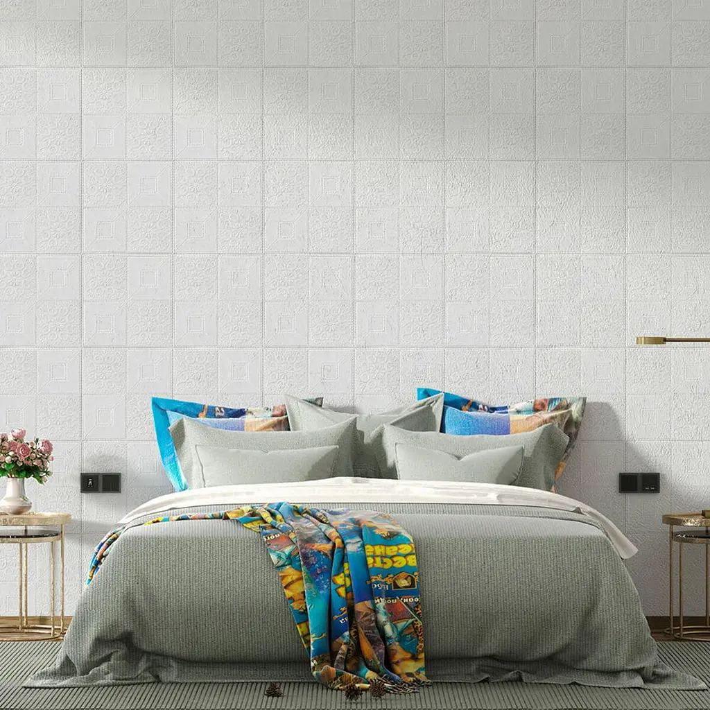 Самоклеюча 3D панель Sticker Wall у рулоні 700х19600х2мм Фігури R114-3-20 SW-00000872 - фото 7