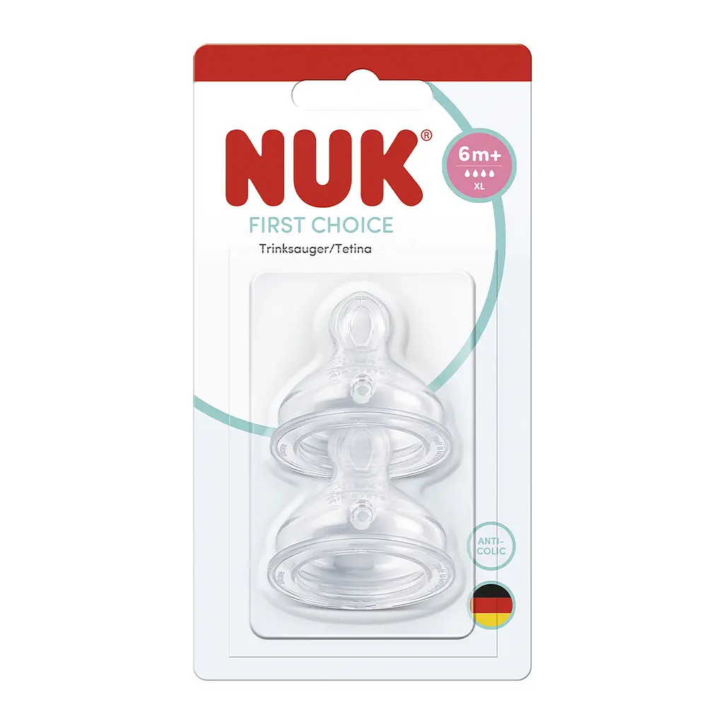 Соска Nuk First Choice силикон XL от н6 мес. 2 шт. (3954278) - фото 3