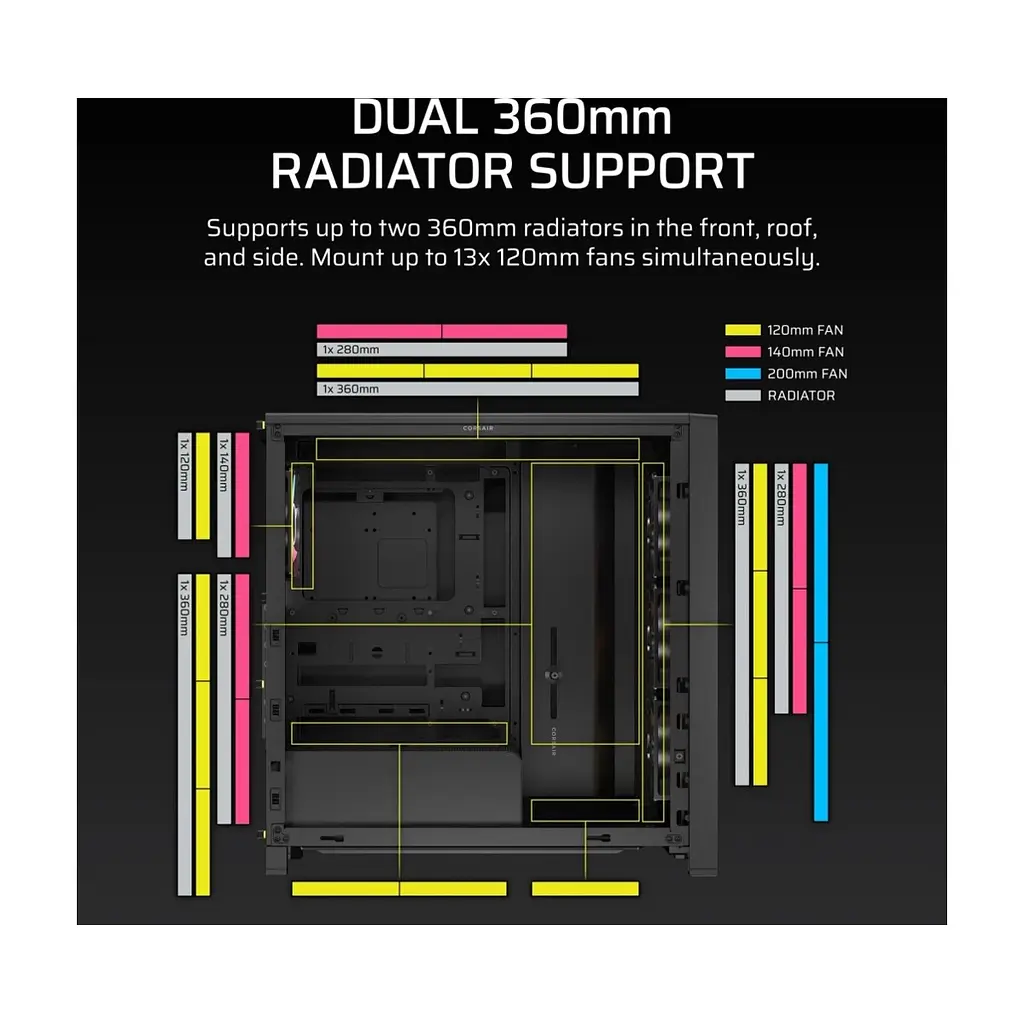 Корпус для ПК Corsair FRAME 4000D LCD RS Performance (CC-9011326-WW) - фото 7
