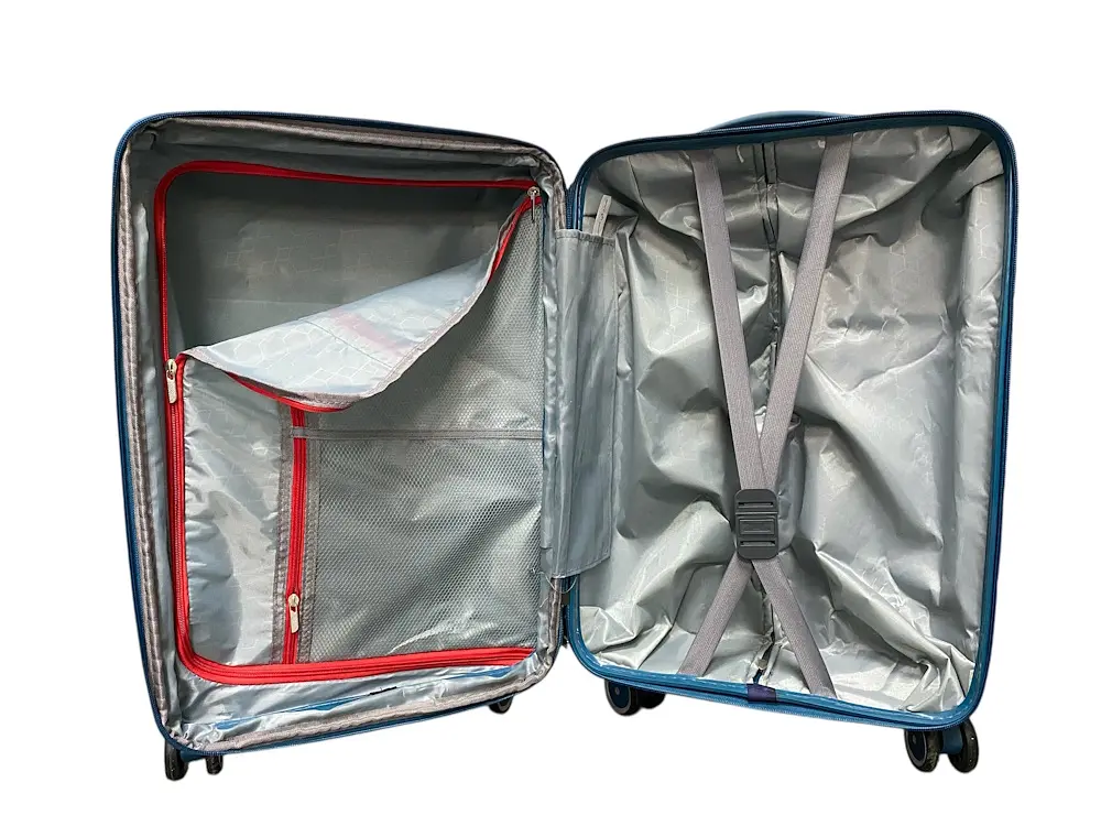 Валіза міні ручна поклажа Milano bag 050 поліпропілен XS Морська хвиля - фото 3