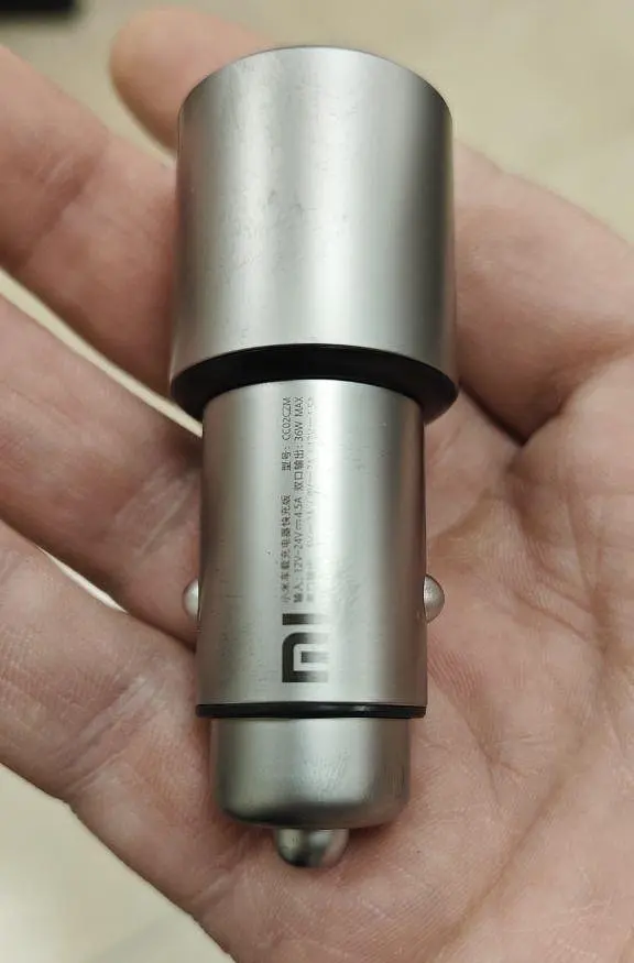 Автомобільний зарядний пристрій Xiaomi Mi Car Charger Fast 36 W (CC02CZM) - фото 3