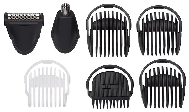 Набор для стрижки волос BaByliss MT725E 6 в 1, 6 насадок, черный - фото 8
