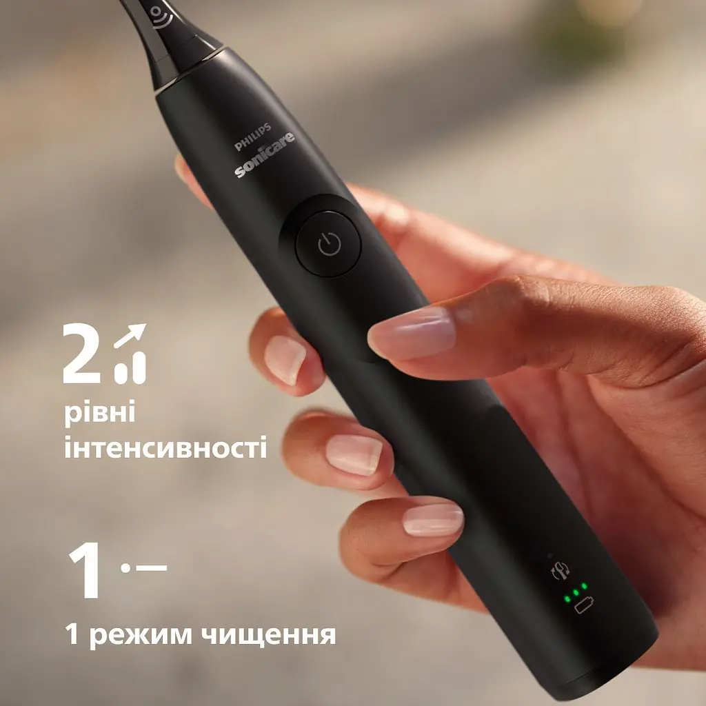 Електрична зубна щітка Philips Sonicare HX7101/01 серії 5300 чорна - фото 7