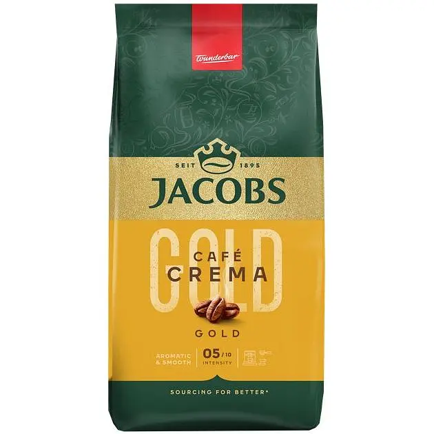 Кава в зернах Jacobs Cafe Crema 1 кг - фото 2