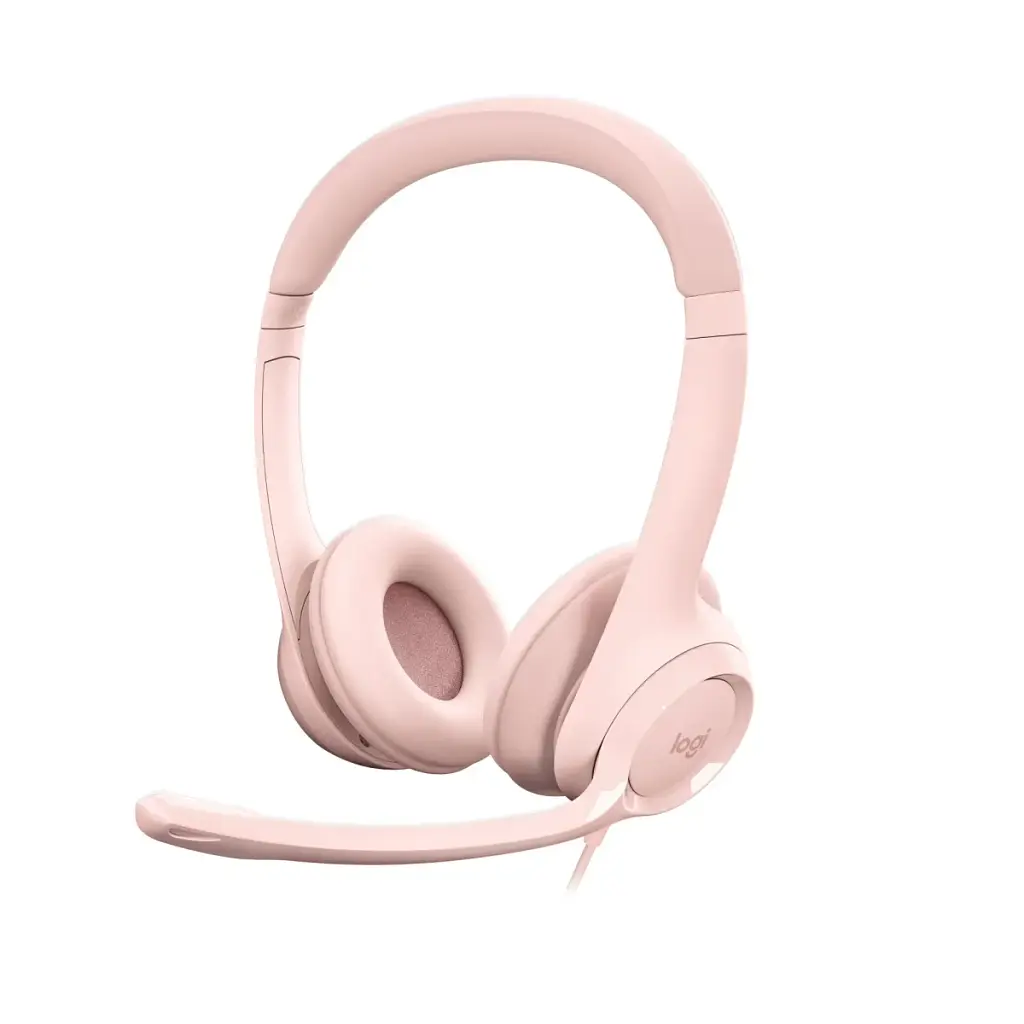 Навушники Logitech H390 USB Rose (981-001281)