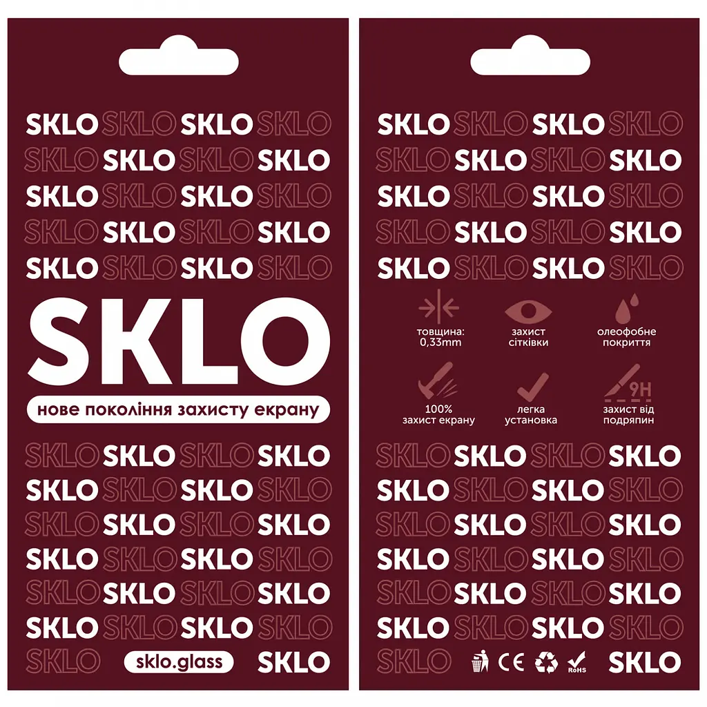 Защитное стекло SKLO 3D для Apple iPhone 15 Plus / 16 Plus (6.7) - фото 4