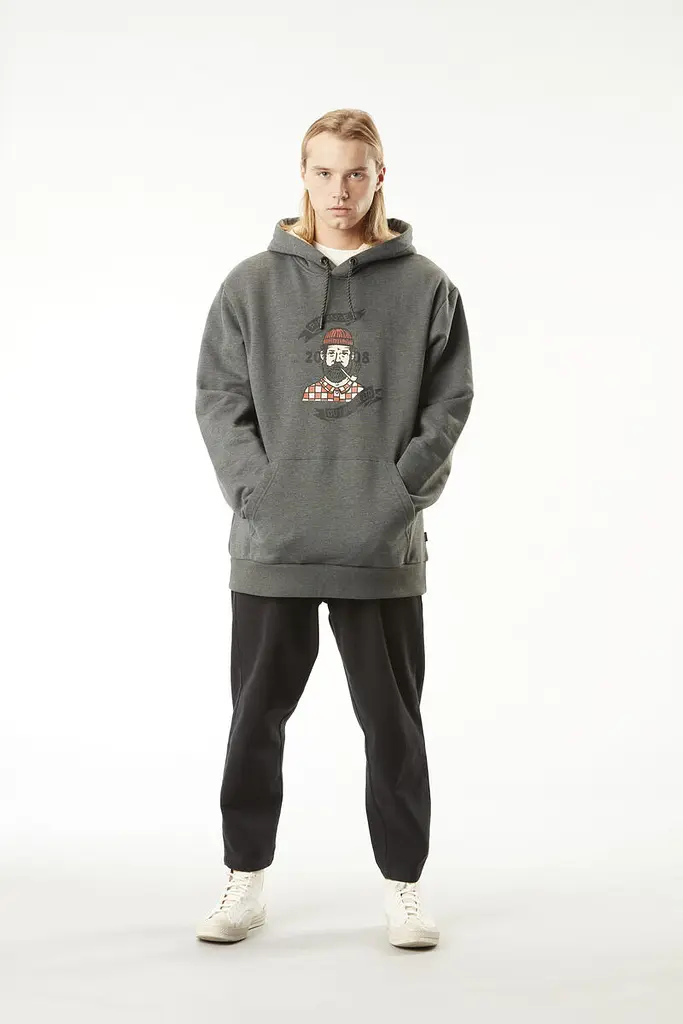Толстовка чоловіча Picture Organic Chuchie Plush Hoody L Сірий - фото 2