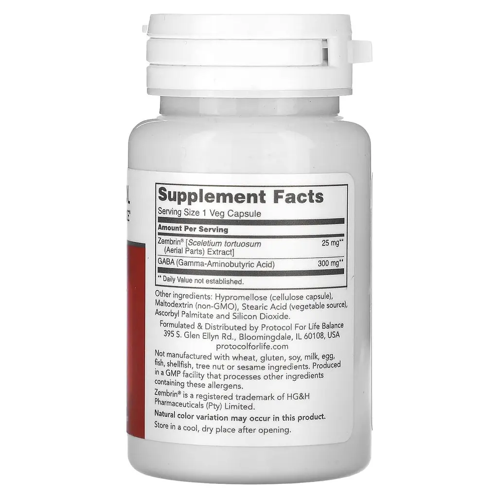 Канна заспокійливе Life Balance Sceletium Extract Protocol 60 раст капс - фото 2