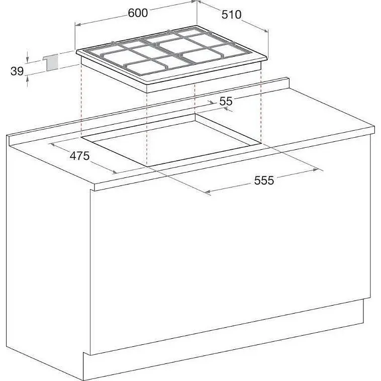 Варильна поверхня газова Whirlpool GMT 6422 OW - фото 5