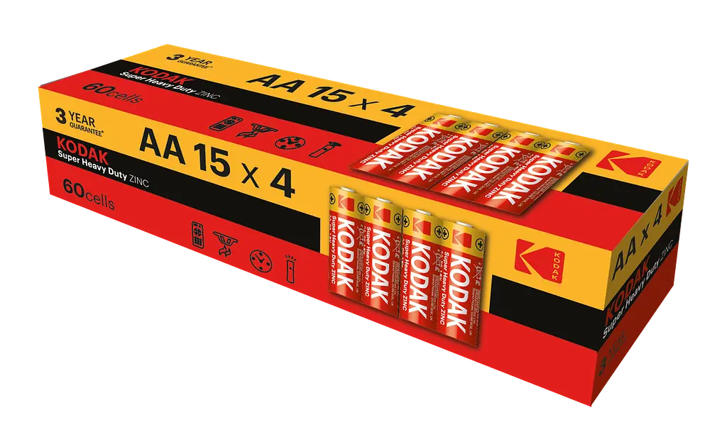 Батарейка Kodak EXTRA HEAVY DUTY R 6 коробка 1x4 (6409670) - фото 2