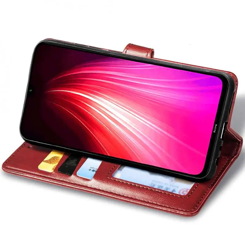 Шкіряний чохол-книжка Getman Gallant (PU) для ZTE Blade v2020 Червоний - фото 4