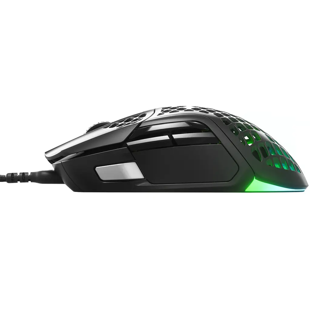 Мишка SteelSeries Aerox 5, RGB, 18000dpi., 9кн., чорна - фото 3