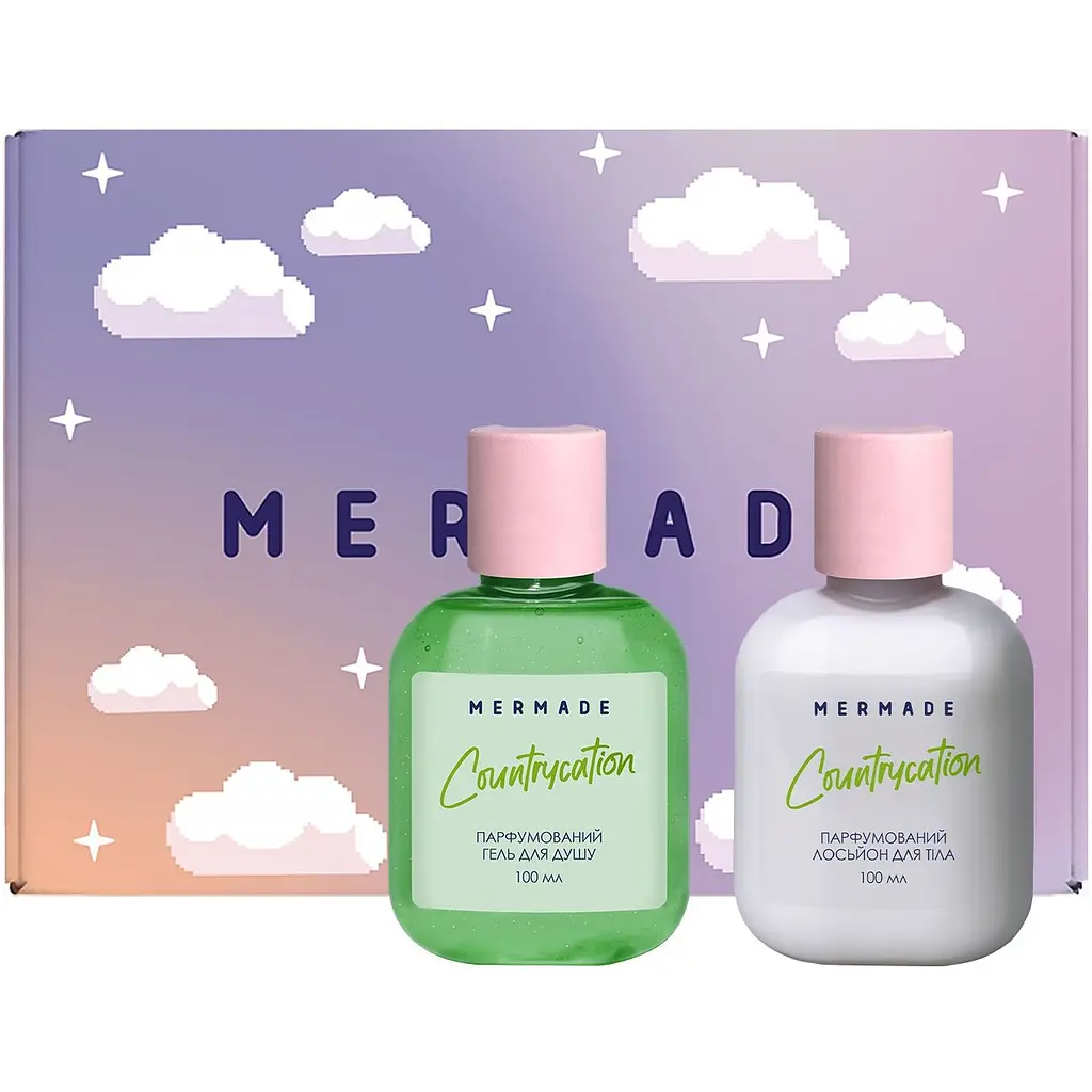 Парфумований набір для тіла Mermade Countrycation, гель для душу, 100 мл + лосьйон для тіла, 100 мл - фото 2