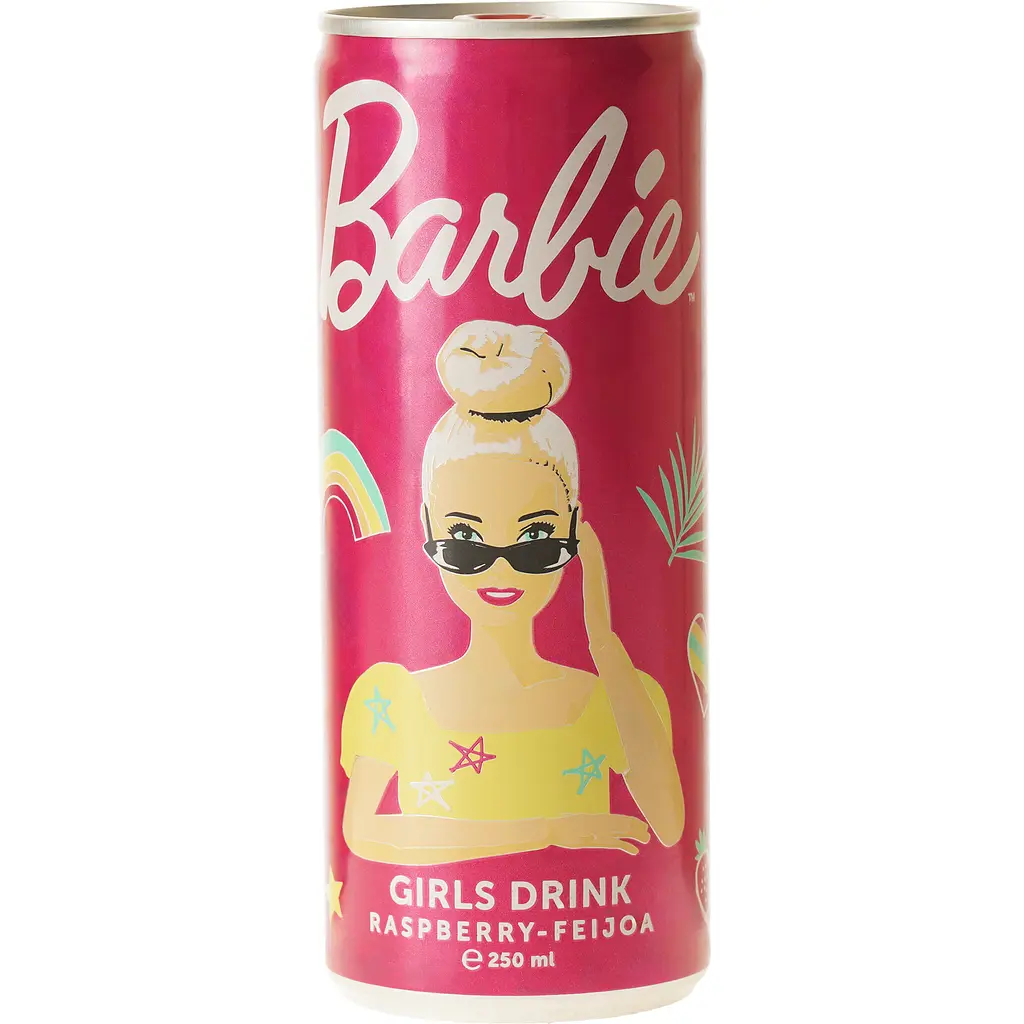 Безалкогольний газований напій The Drinks Barbie Girls зі смаком малини-фейхоа 250 мл - фото 2
