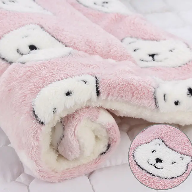 Плед для тварин Soft Pet Bed Cushion 60х80 см Pink Bear - фото 2