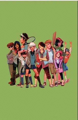Lumberjanes / Gotham Academy #1B (2016) - Чайнна Клагстон Флорес - фото 2