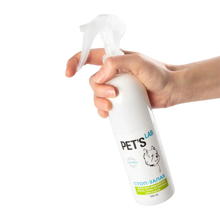Засіб для усунення плям і запаху сечі собак Pet's Lab Стоп-запах 300 мл - фото 3