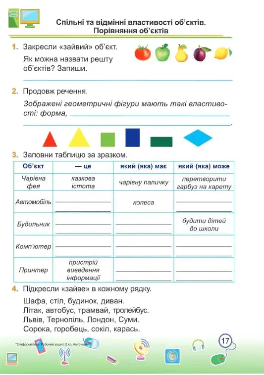 Інформатика. Робочий зошит. 2 клас (за програмою О. Савченко) - Олена Антонова - фото 8