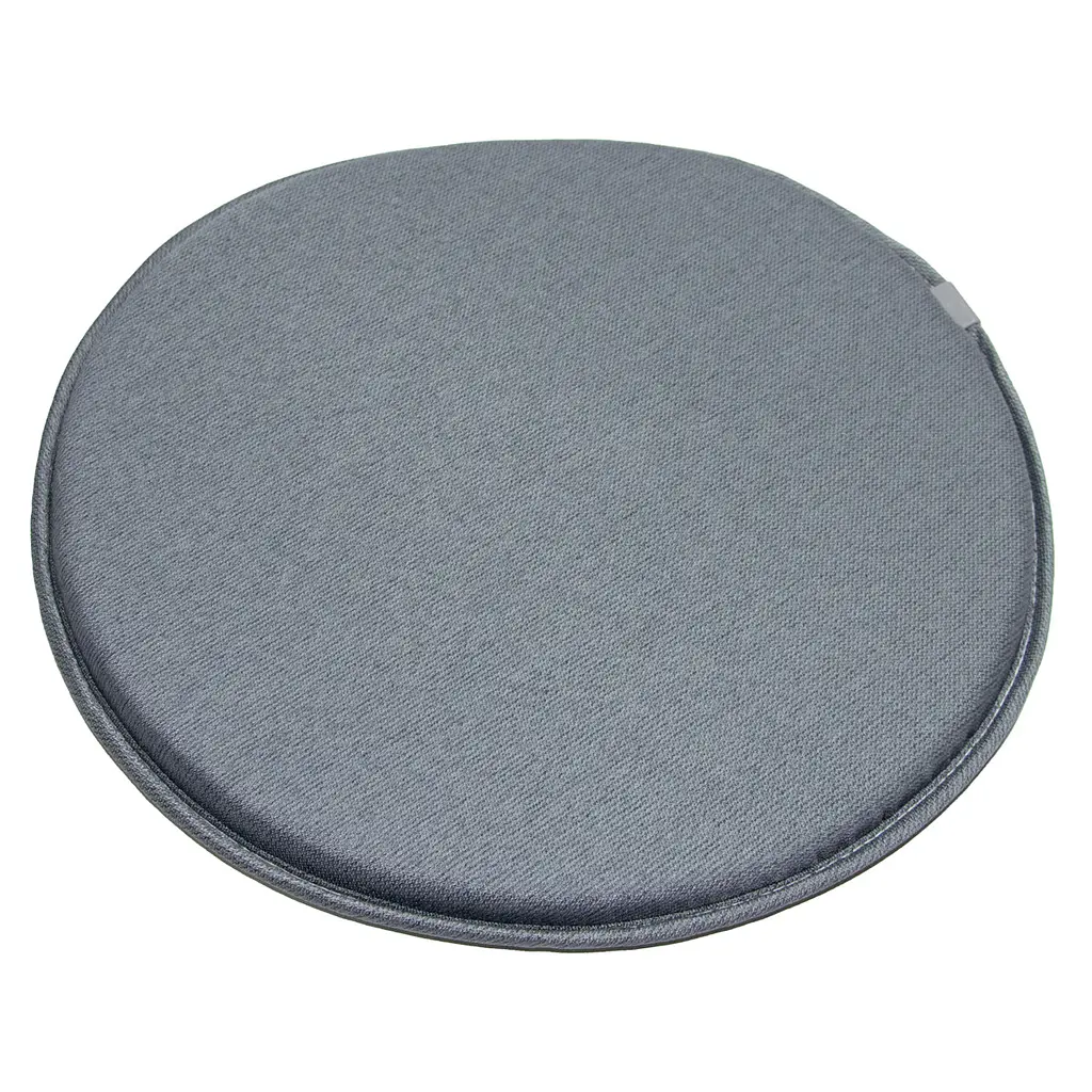 Подушка-сидушка на круглый стул серая 40x40 см (1010814-Gray) - фото 6