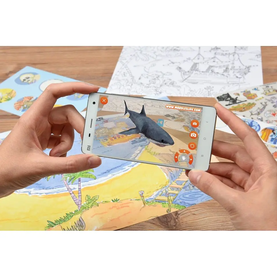 Набор переводных наклеек Scribble Down с онлайн приложением Остров пиратских сокровищ А4 SD/20 - фото 7