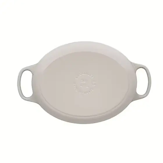 Каструля з кришкою Le Creuset Signature Cast Iron Oval Casserole 21178297164430 27 см 4.1 л безе - фото 4