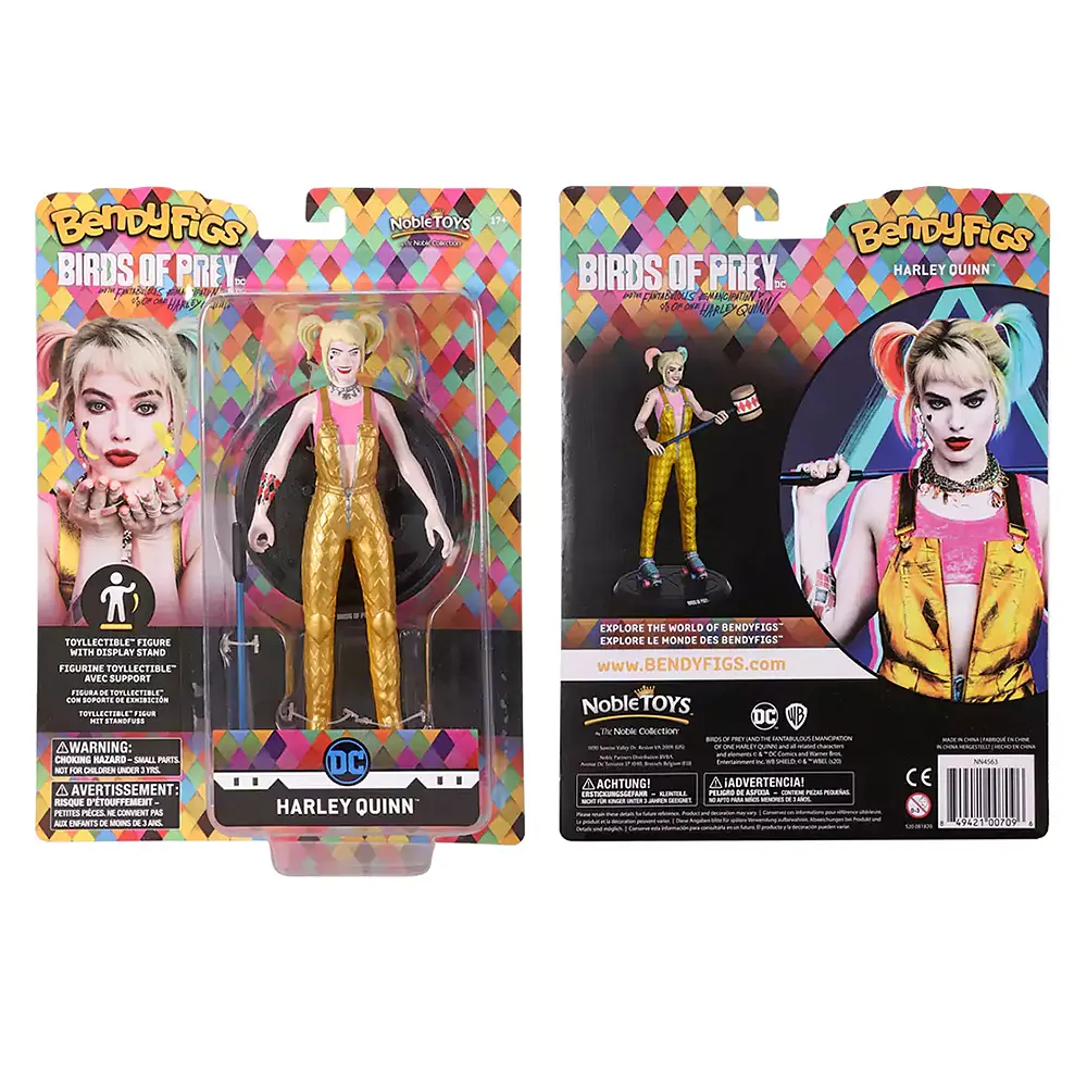 Фигурка DC Comics Harley Quinn BOP witth Mallet Bendyfig (Харли Квинн) - фото 3