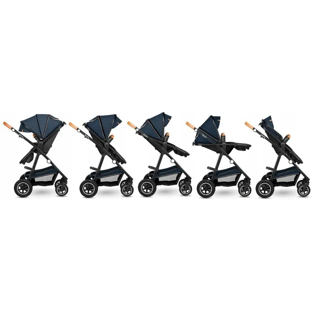 Коляска універсальна 3в1 Lionelo Amber Blue Navy, темно-синя (LO-AMBER BLUE NAVY (3in1)) - фото 9