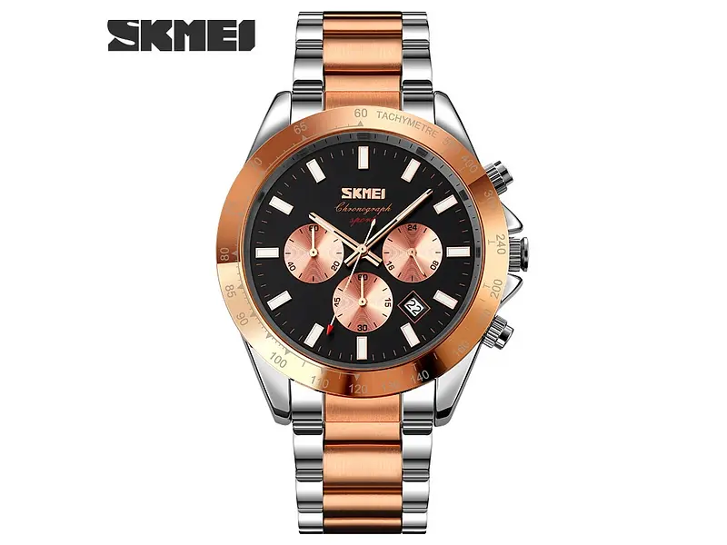 Чоловічий наручний годинник 9259RGBK Rose Gold-Black Skmei acs0029841 - фото 2
