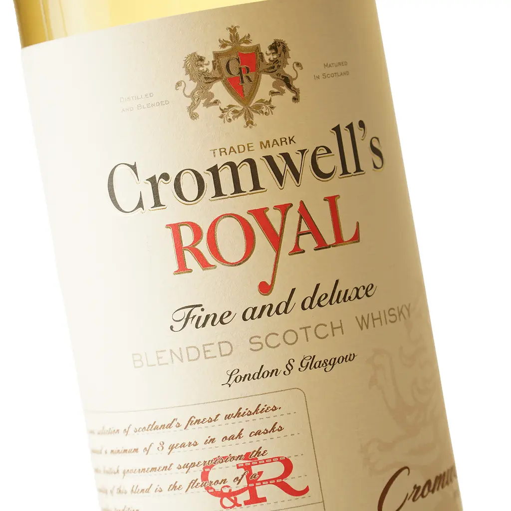 Виски Cromwell's Royal Blended Scotch Whisky 40% 0.7 л - фото 5