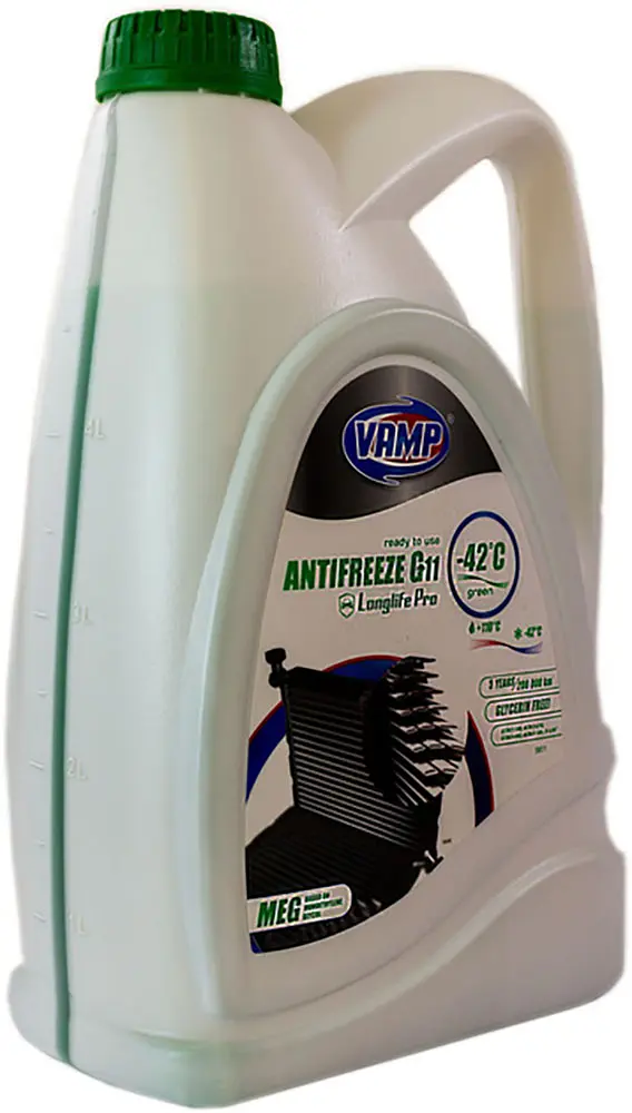 Антифриз Vamp G11 Longlife Pro - 42 зеленый 5 л - фото 2