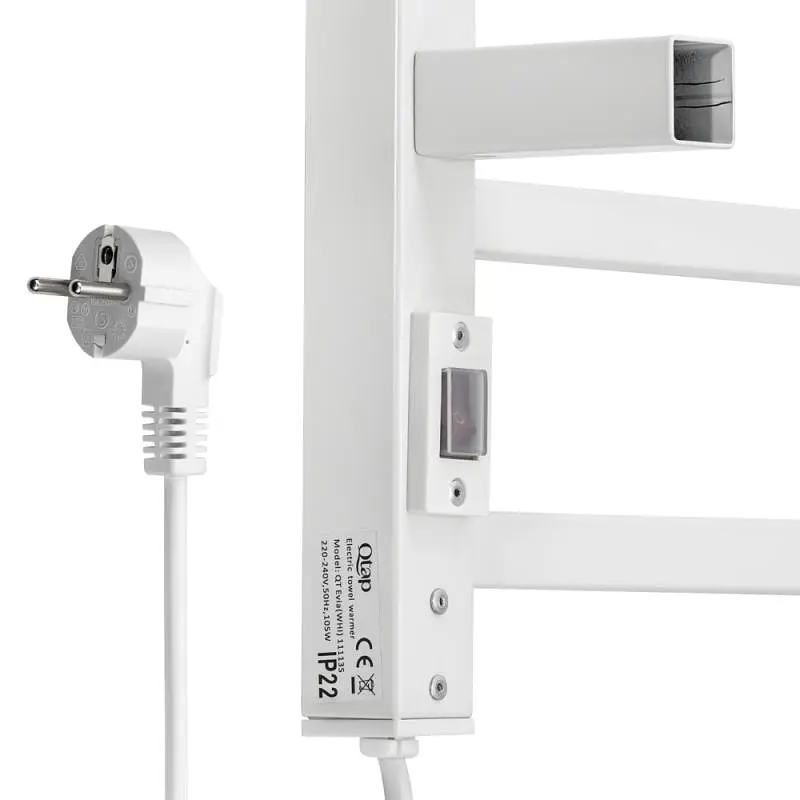 Сушка для рушників електрична Qtap Evia (WHI) 11113S - фото 3