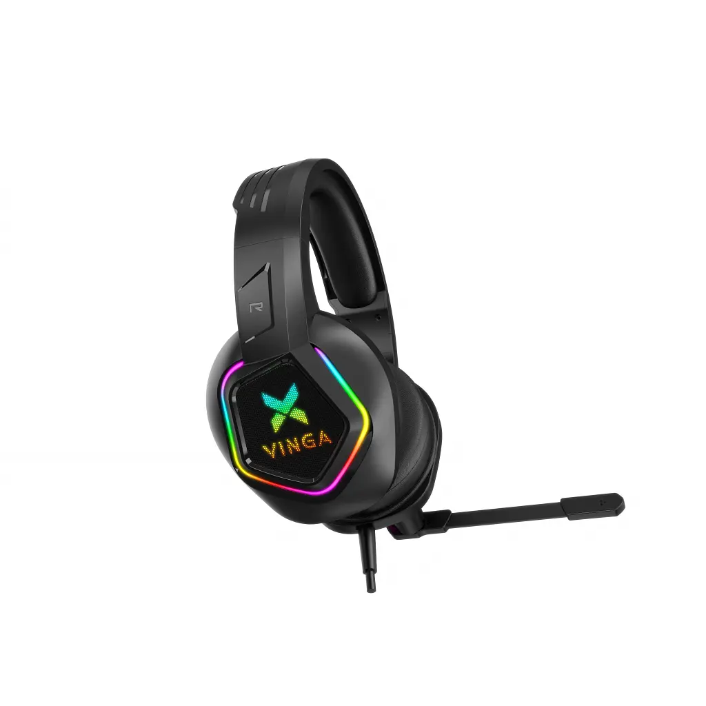 Навушники Vinga HSCU-160 Gaming LED Black (HSCU-160) - фото 2