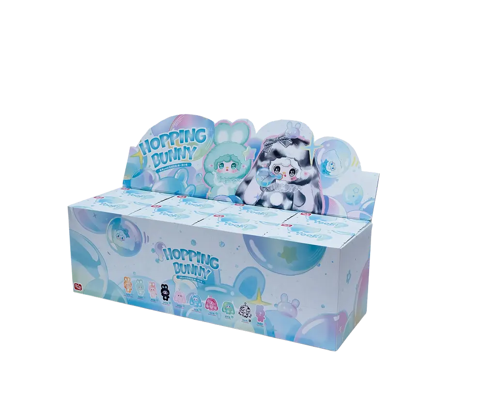 Колекційна м'яка іграшка з кільцем 10/10 Toys "Yooki.Чарiвнi Кролики (Hopping Bunny)" V13 10_10 Art.2025-9-15 - фото 6
