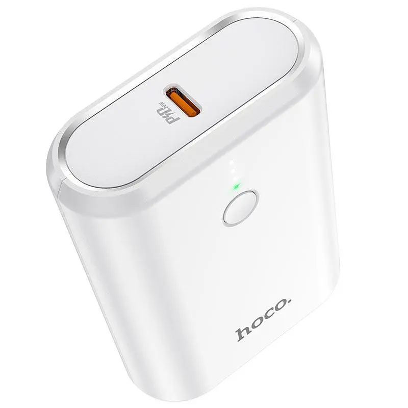 Внешняя батарея Hoco Q3 Mayflower power bank 10000mAh белая - фото 2