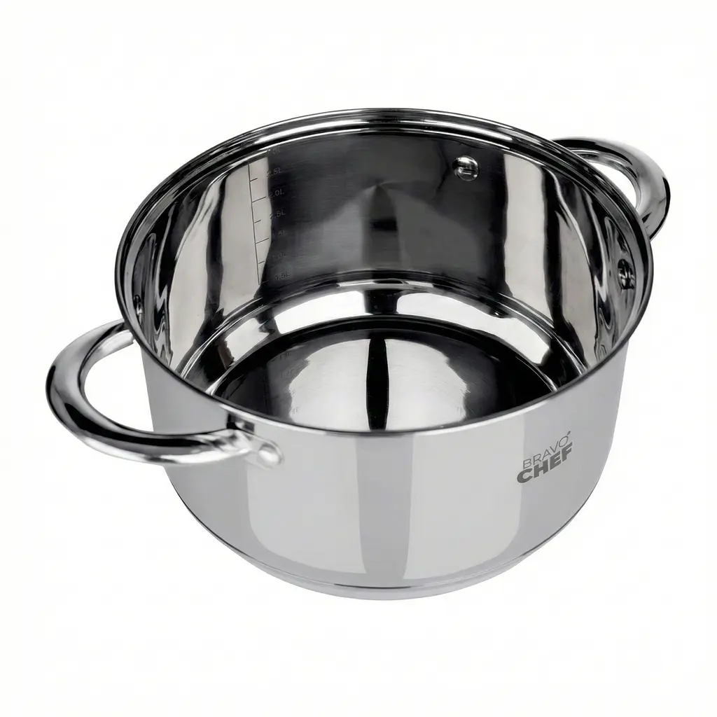 Кастрюля Bravo Chef с крышкой 20 см 3.6 л (BC-2001-20) - фото 2