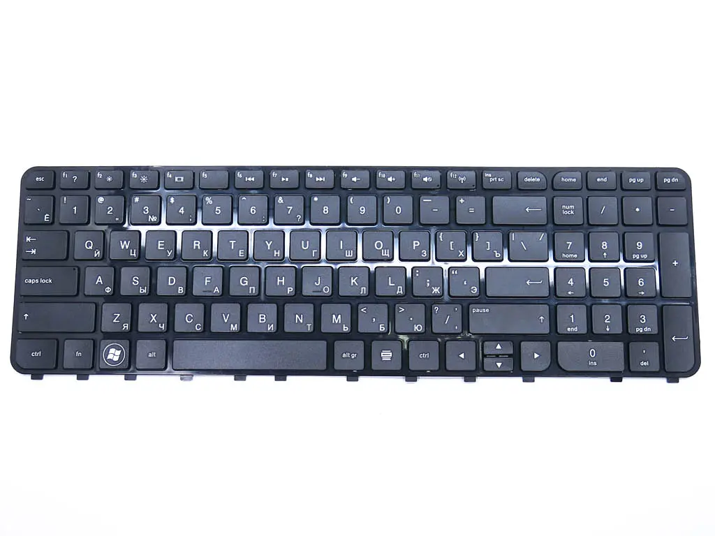 Клавіатура для HP envy M6, M6T, M6-1000, M6-1100, M6-1200 (RU Black Чорна рамка). - фото 3