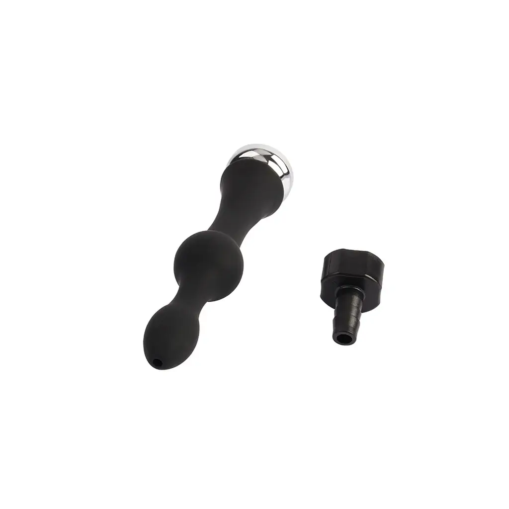 Анальний душ Black Mont Teasing Enema 6 (чорний) - фото 4