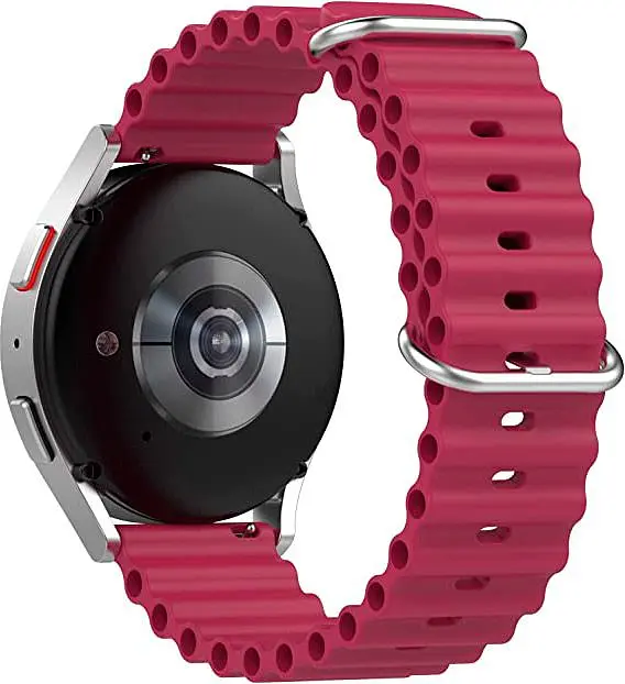 Універсальний ремінець для смарт-годинників Ocean Band 22mm Wine Red [84753] - фото 3