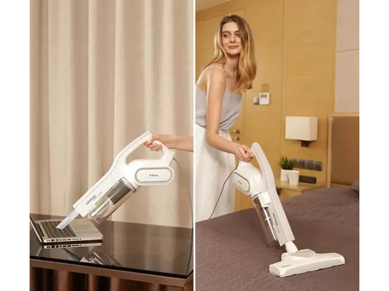 Вертикальний + ручний пилосос (2 в 1) Deerma Stick Vacuum Cleaner Cord (DX700) White - фото 5