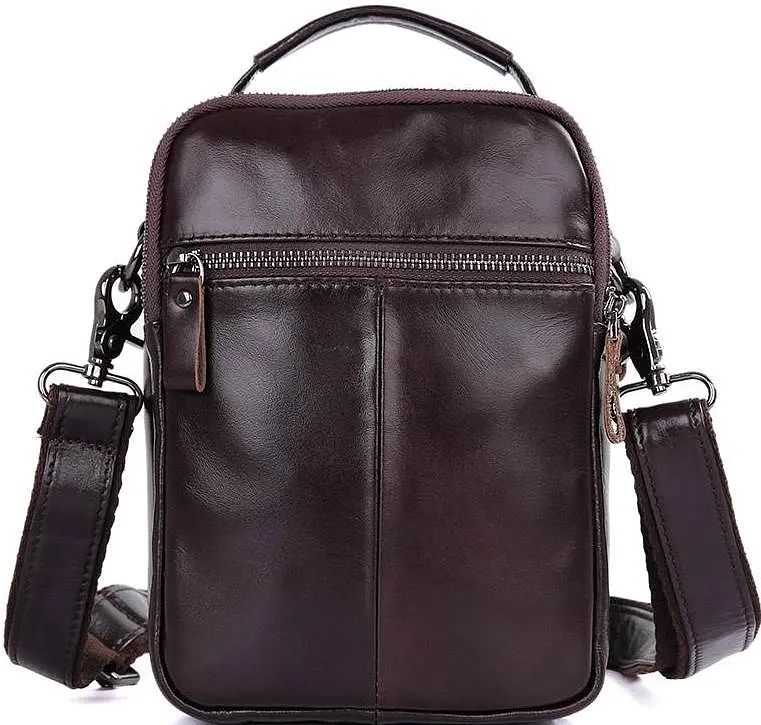 Сумка кожаная мужская Vintage 16х22х6 см sum0012599 - фото 2