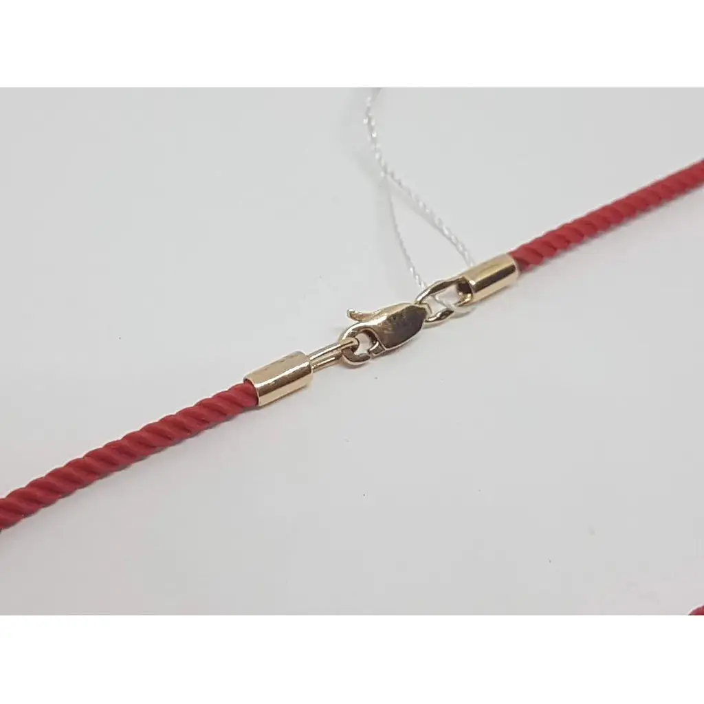 Ювелірний шнурок Імперія золота з текстилю з золотими вставками. ПК102И 60 - фото 3