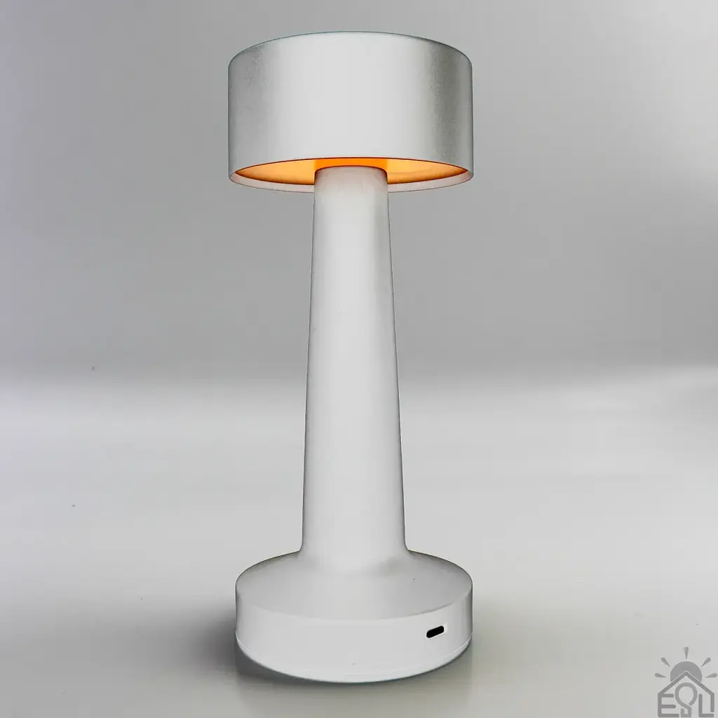 Настільна лампа сенсорна світлодіодна ESLLSE DOWN LIGHT з акумулятором 1200 mA Біла - фото 3