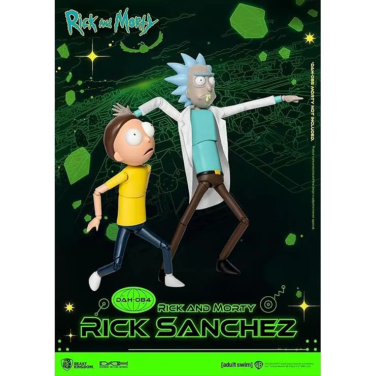 Фігурка Beast Kingdom Рік і Морті Рік Санчез Rick and Morty Rick Sanchez 20 см - фото 2